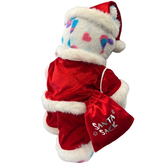 Build A Bear Workshop Outfit Santa Claus Velour Christmas Teddy Dress Up Clothes - Picture 6 of 10